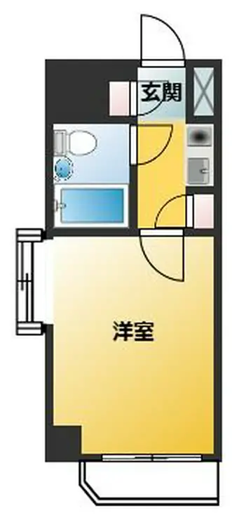 グローリア初穂椎名町 5階階 間取り