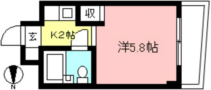 レジデンス多摩川 1階階 間取り