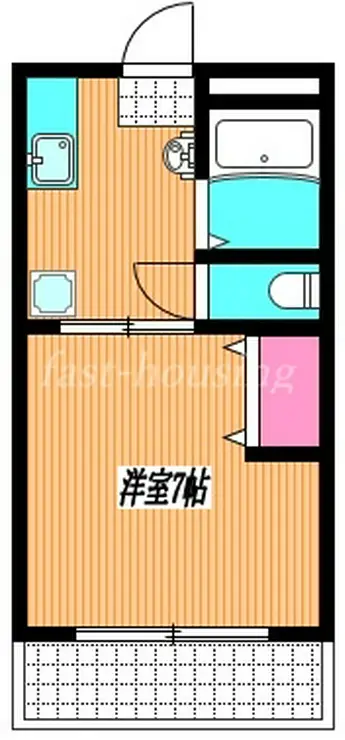 サンパレス三鷹 1階階 間取り