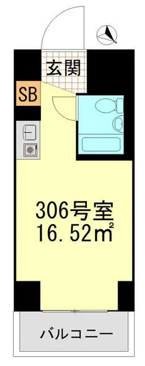 ライオンズマンション鶴見第2 3階階 間取り