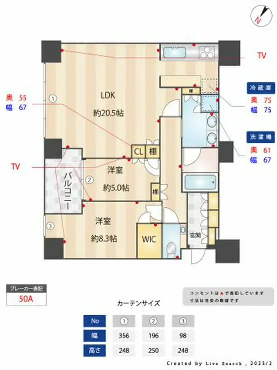 プレミストタワー白金高輪 35階階 間取り