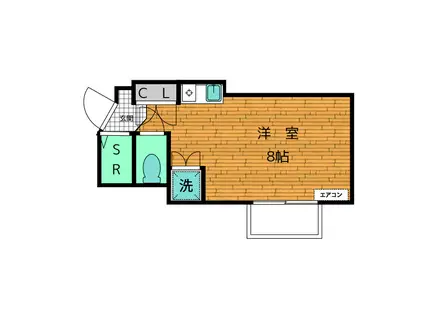 メゾン・ド・ノア聖蹟桜ヶ丘(ワンルーム/2階)の間取り写真