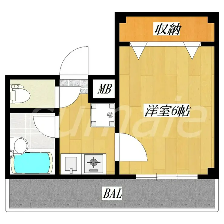 ティファニー舟渡 1階階 間取り