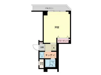 マイステージ高円寺(1K/3階)の間取り写真