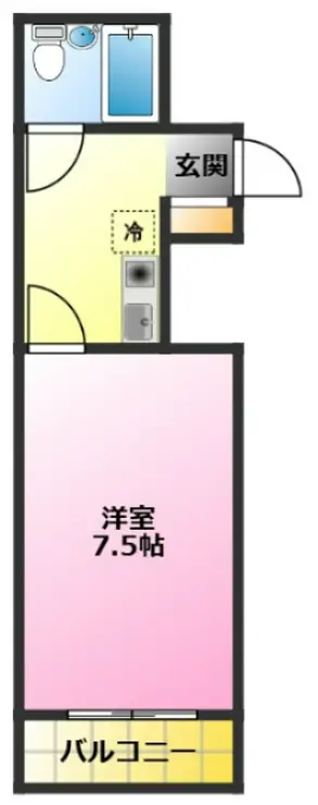 シテラ元住吉Ⅱ 2階階 間取り