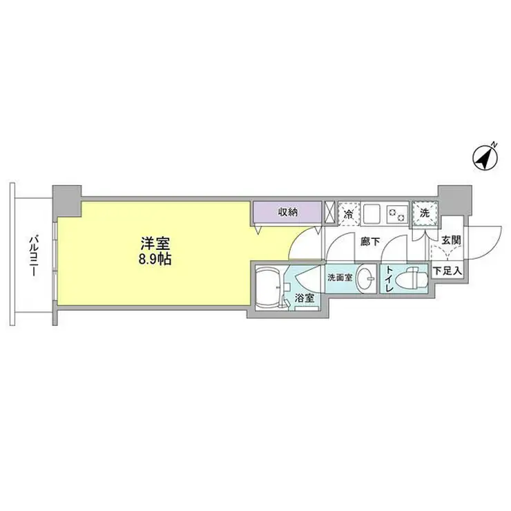 ジェイフラッツ初台 2階階 間取り
