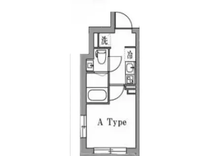 OHANA武蔵小杉(1K/2階)の間取り写真