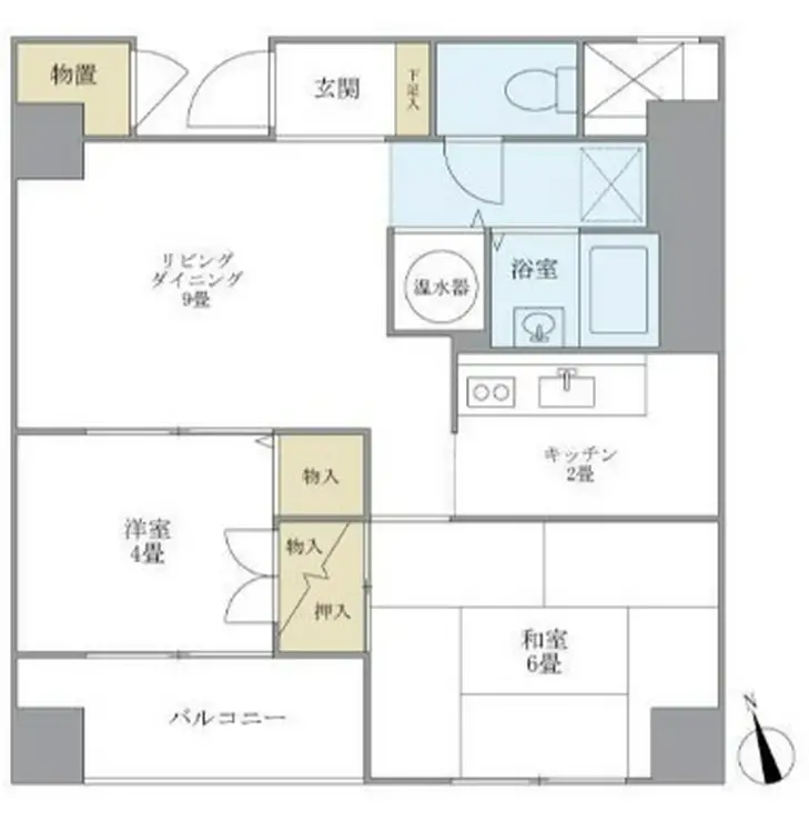 グランドメゾン田町 7階階 間取り