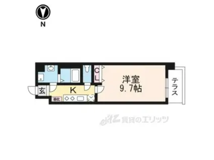 メゾン・コパン(1K/3階)の間取り写真