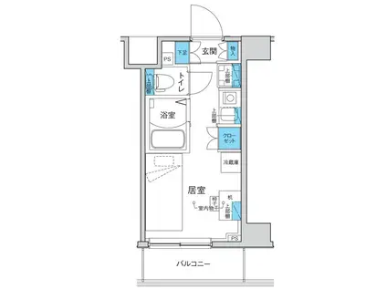 キャンパスヴィレッジ小竹向原(ワンルーム/2階)の間取り写真