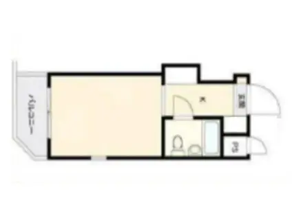 トップ上池袋(1K/3階)の間取り写真