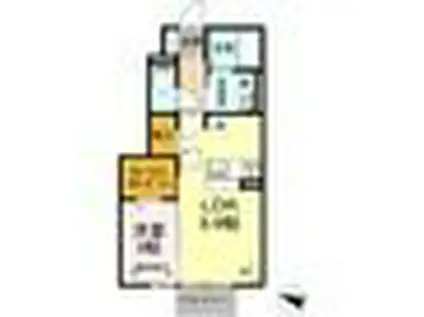 ファインビューVI(1LDK/1階)の間取り写真