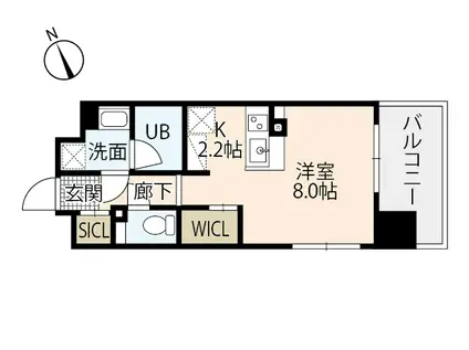  BANKARA PLACE(ワンルーム/5階)の間取り写真