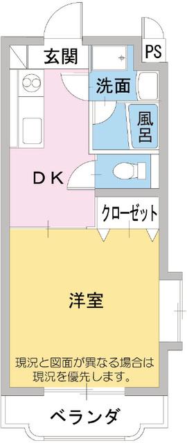 TOMOEYA(1DK/1階)の間取り写真