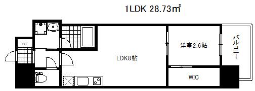 セレニテ神戸元町プリエ(1LDK/10階)の間取り写真
