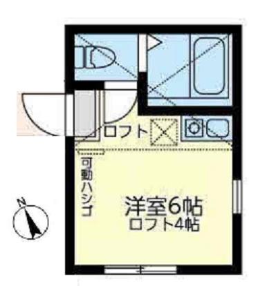 ユナイトみの沢ストロベリーパフェ(ワンルーム/1階)の間取り写真