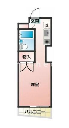 ヒルズ桜台(ワンルーム/3階)の間取り写真