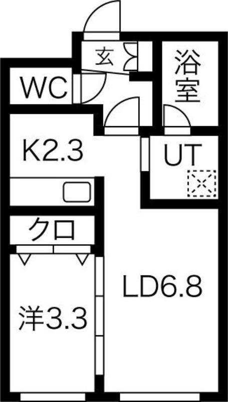 COMFORT OST9(1LDK/3階)の間取り写真