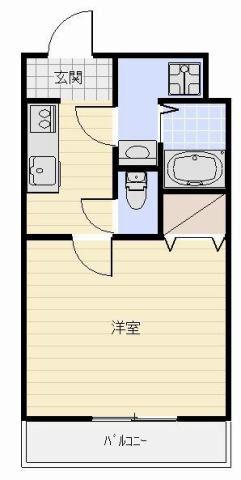 AKOYA PERLE I(1K/3階)の間取り写真