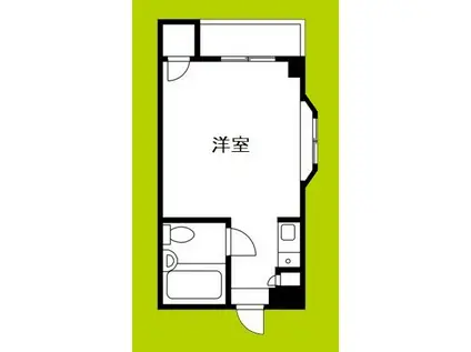 アルテ・ハイム帝塚山東(ワンルーム/4階)の間取り写真