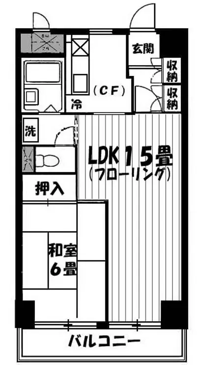 五反野ハウス 4階階 間取り