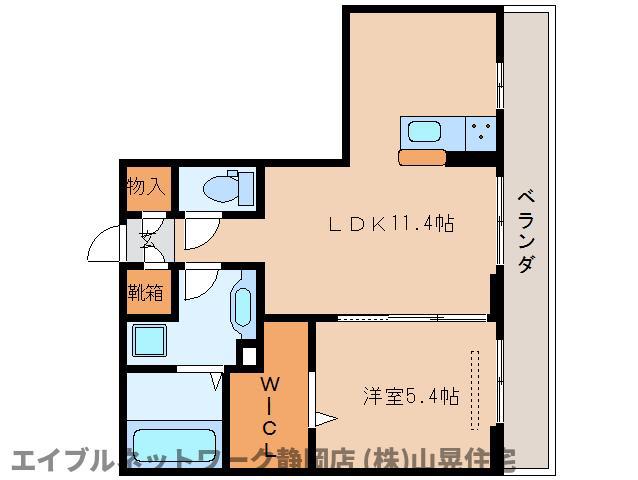 エミネンス山崎(1LDK/2階)の間取り写真