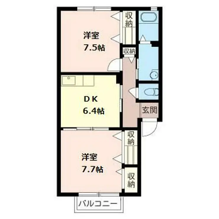 シャーメゾンおゆみ野 1階階 間取り