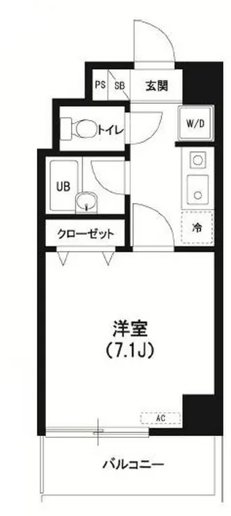 ヴィラクリヤマ 3階階 間取り