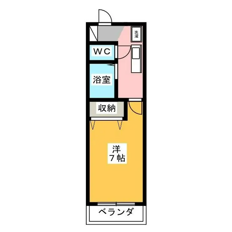 麻利パークシティ 2階階 間取り