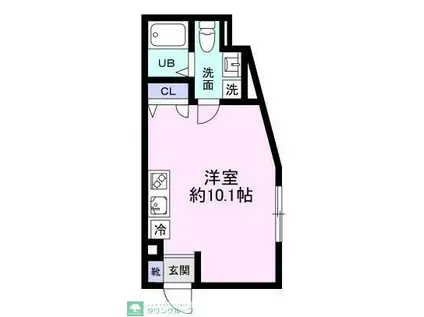 APT柴又(ワンルーム/1階)の間取り写真