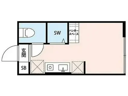 HEIM-MY DREAM HOUSE(ワンルーム/3階)の間取り写真