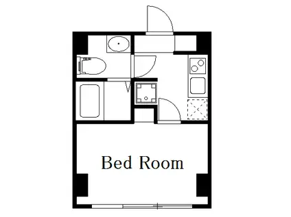 DECOR RESIDENCE田原町(1K/4階)の間取り写真