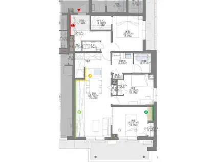 ACERO GARDEN(3LDK/3階)の間取り写真