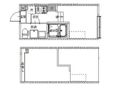 東四つ木1丁目B NEO AVAND(1K/1階)の間取り写真