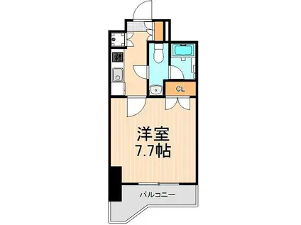 シーフォルム入谷 SYFORME IRIYA(1K/6階)の間取り写真