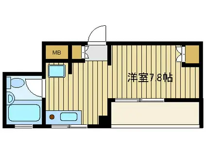 アークヒルズ(ワンルーム/5階)の間取り写真