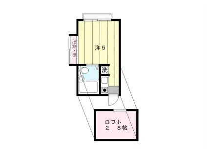 マイルドパレス阿佐ヶ谷I(ワンルーム/2階)の間取り写真