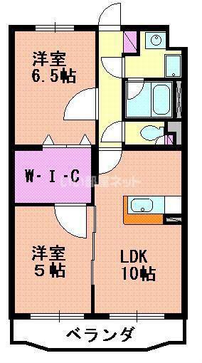 エル・ドラードII(2LDK/1階)の間取り写真