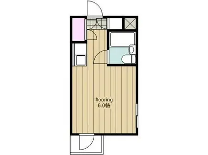 メゾン・ド・ノアバーム八王子(ワンルーム/3階)の間取り写真