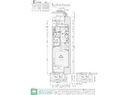 エステムコート名古屋グランツ(1K/3階)の間取り写真