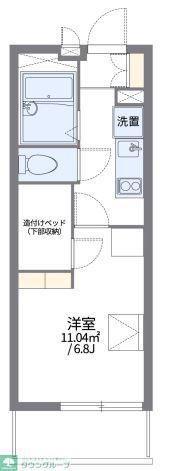 レオパレス東狭山ヶ丘(1K/3階)の間取り写真