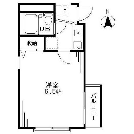 日興マンション(1K/3階)の間取り写真