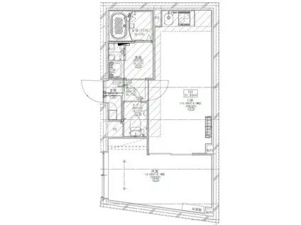GM上落合(1LDK/B1階)の間取り写真