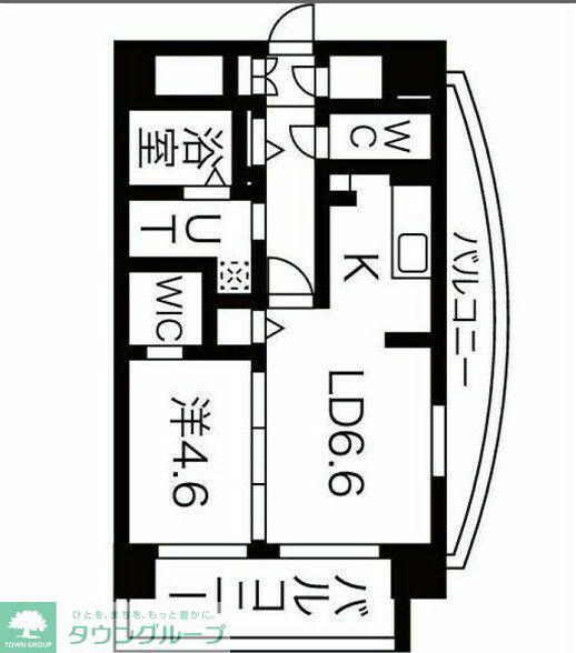 シェソワ東桜(1LDK/8階)の間取り写真