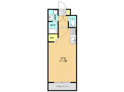 レオ リヤンド(ワンルーム/5階)の間取り写真