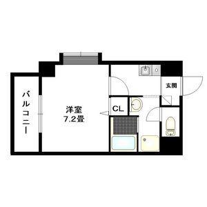 CRECER新栄(1K/5階)の間取り写真