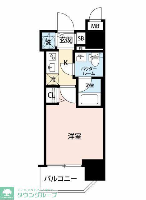 マイナビSTAY阪東橋(1K/6階)の間取り写真