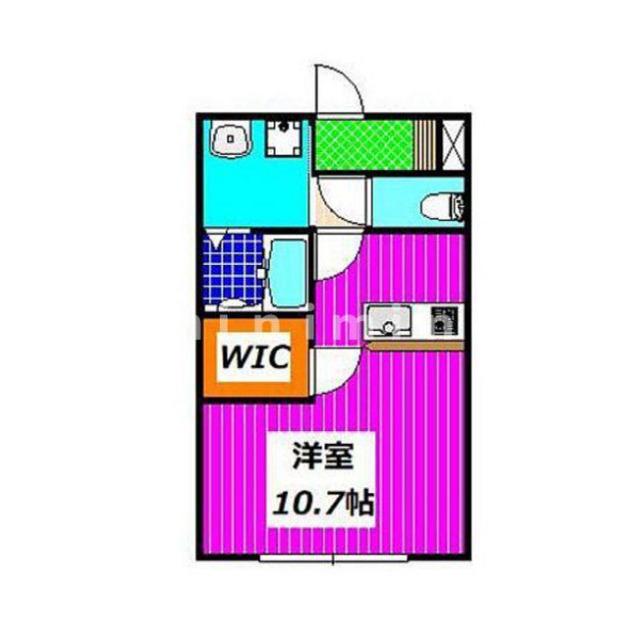 SQUARE出水(ワンルーム/1階)の間取り写真