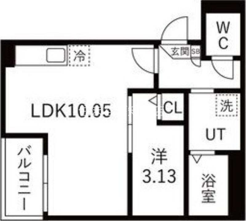 JACK NODAI(1LDK/2階)の間取り写真