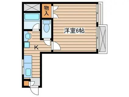 フェイバリット壱番館(1K/3階)の間取り写真